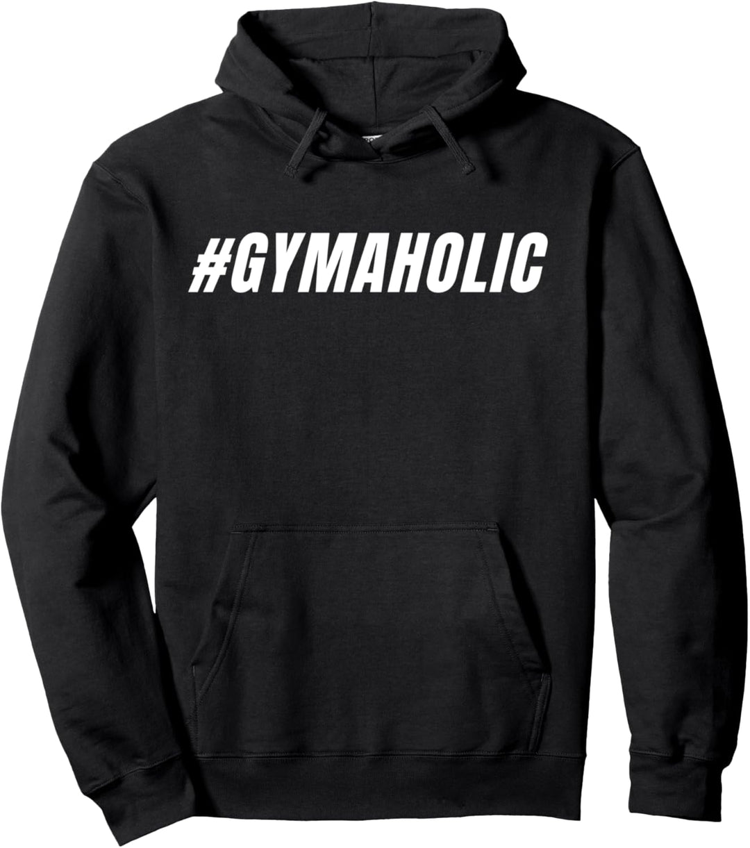 Fitness Kapuzenpullover Gymaholic Pullover Hoodie