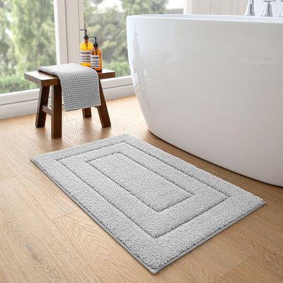 DEXI Badteppich rutschfeste,weicher Badezimmerteppich Wasserabsorbierend Badematte maschinenwaschbar