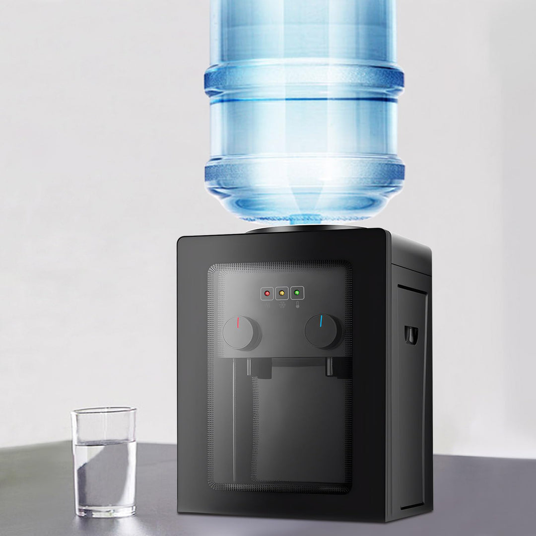 DAOHHFO Elektrischer Wasserspender Elektrischer Warm- und Kaltwasserspender für den Haushalt 550W 22