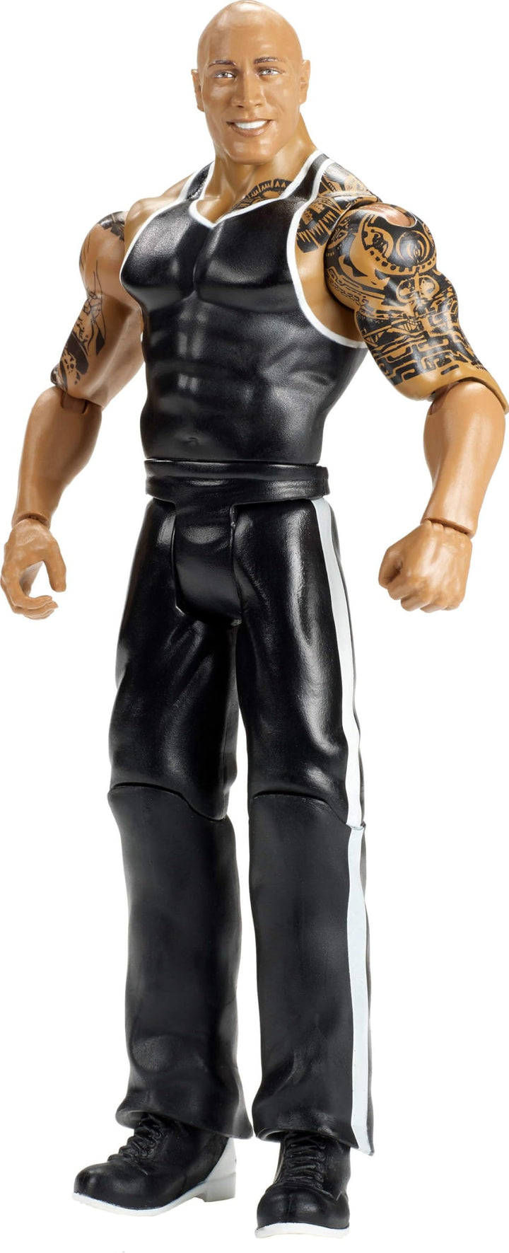 Mattel WWE Top Picks Actionfigur, 15,2 cm grosses Sammlerstück The Rock mit 14 Gelenkpunkten & leben