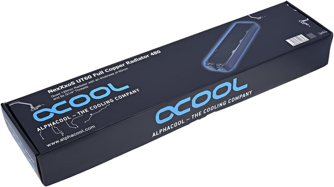 Alphacool 14175 NexXxoS UT60 Full Copper 480mm Radiator Wasserkühlung Radiatoren