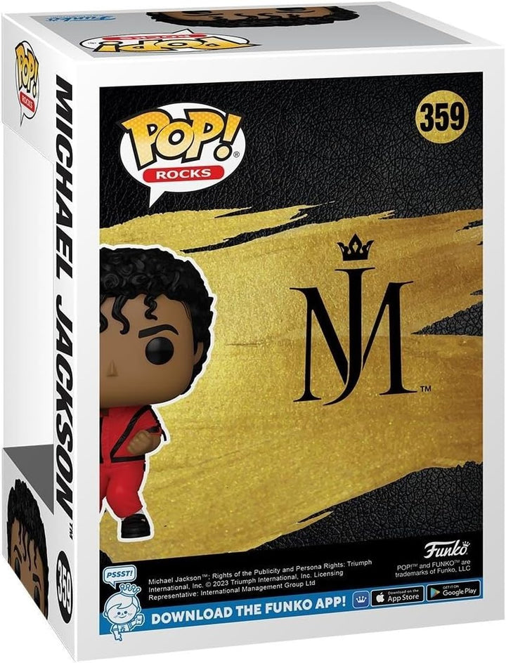 Funko Pop! Rocks: Michael Jackson - (Thriller) - Vinyl-Sammelfigur - Geschenkidee - Offizielle Hande