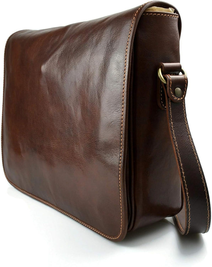 Leder messenger umhängetasche briefträger kuriertasche schultertasche aktentasche messenger ledertas