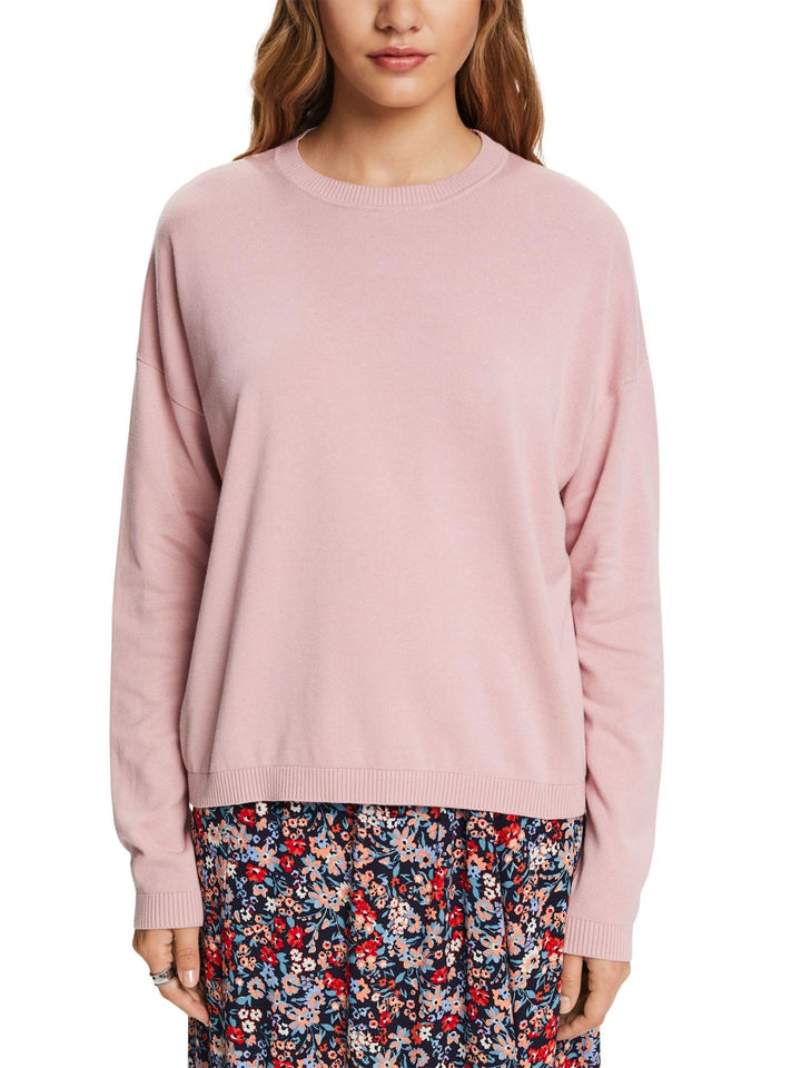 ESPRIT Oversize Pullover, 100% Baumwolle XL Old Pink, XL Old Pink