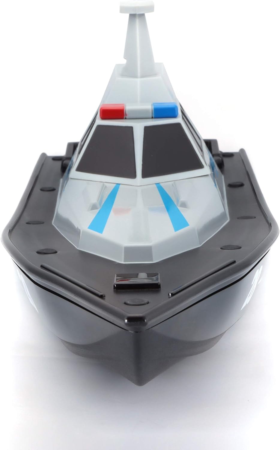 Bauer Spielwaren M82196 Tech R/C Polizeiboot: Ferngesteuertes Spielzeugboot im Polizei-Look, 35 Mete