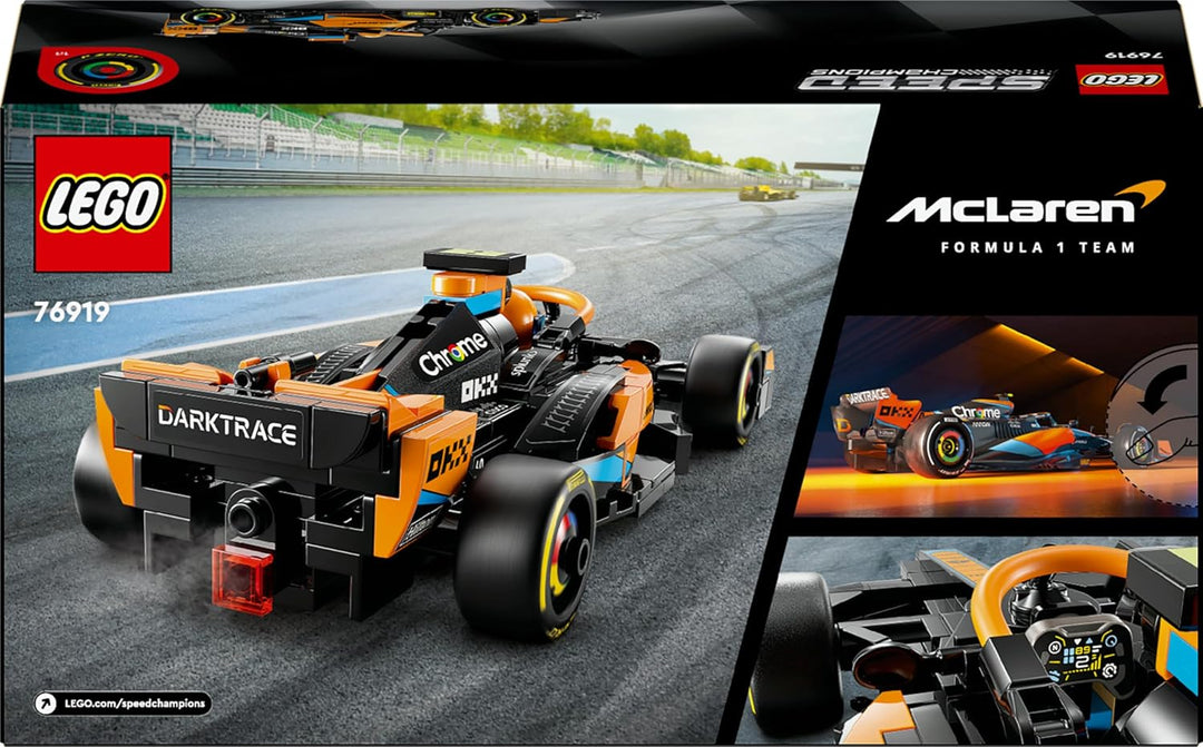 LEGO Speed Champions McLaren Formel 1 Rennwagen 2023, Spielzeug für Kinder ab 9 Jahren,Geschenkidee