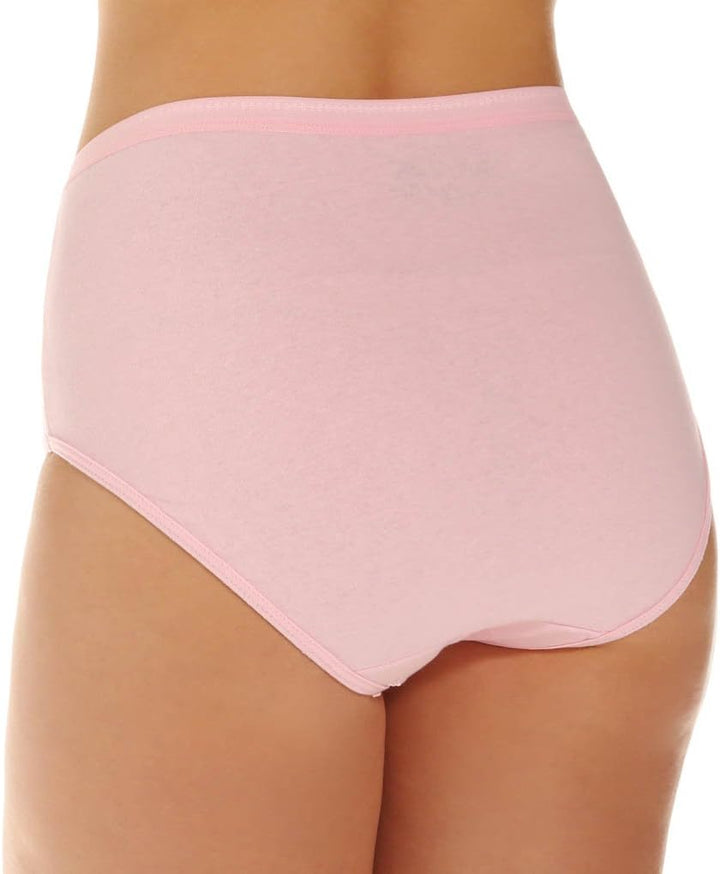 Fruit of the Loom Damen Slip, Baumwolle, 3 Stück L Sortiert, L Sortiert