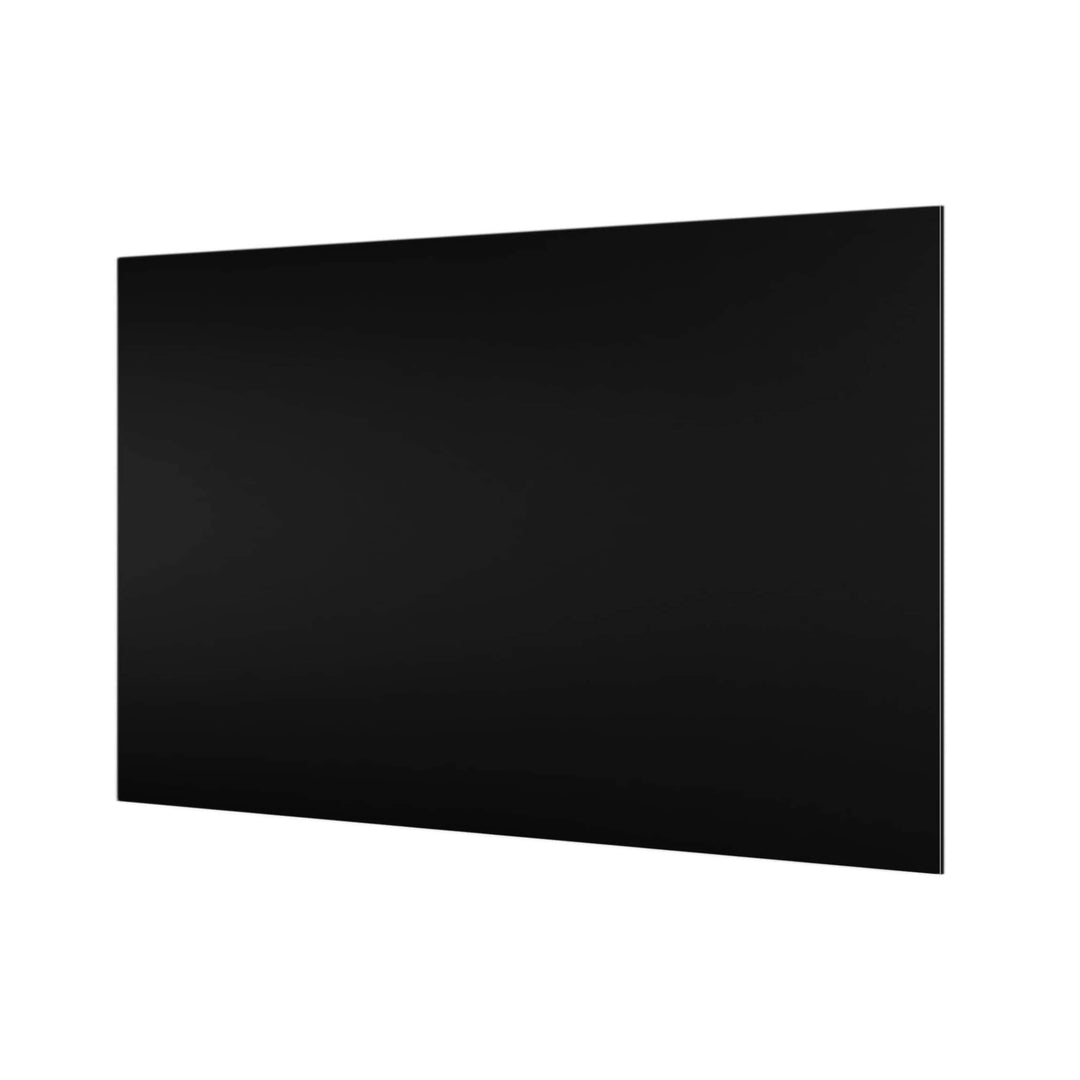 School-MaxX Spritzschutz aus Glas, 800 x 400 x 4 mm, Farbe: schwarz Herd Küche Bad