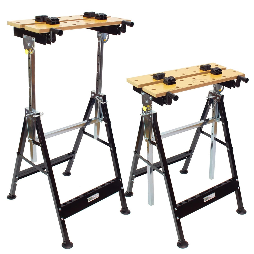 TrutzHolm® Werkbank klappbar höhenverstellbar Werktisch Spanntisch Arbeitstisch bis 100kg