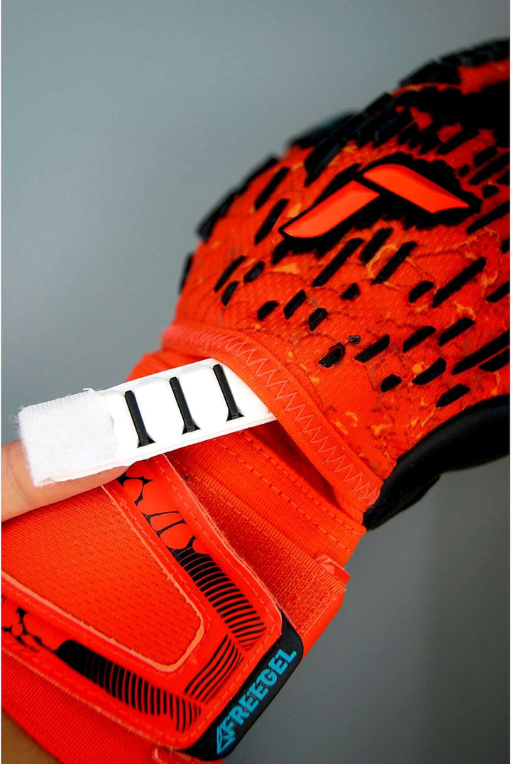 Reusch Unisex – Erwachsene Torwarthandschuhe Attrakt Freegel Gold Finger Support mit Hervorragendem