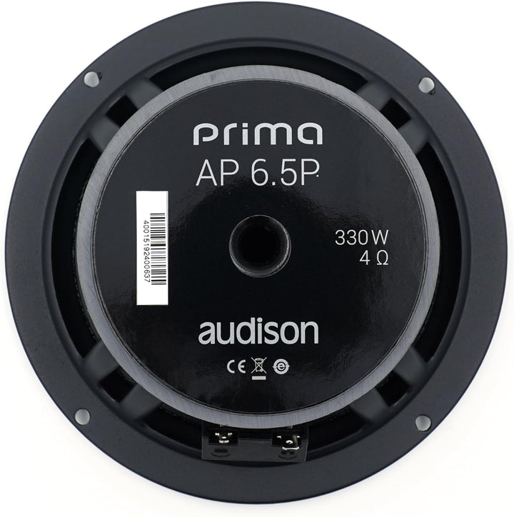 Audison APK 165P – 2-Wege-System mit AP 6.5P Woofer 165 mm, AP 1P Hochtöner 25 mm und Passivweiche,