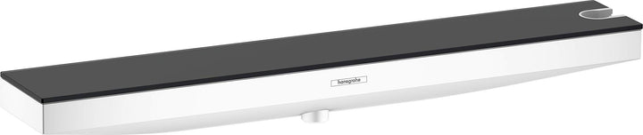 hansgrohe Wandanschluss Rainfinity (500mm, mit Duschkopfhalterung rechts und Duschablage) mattweiss