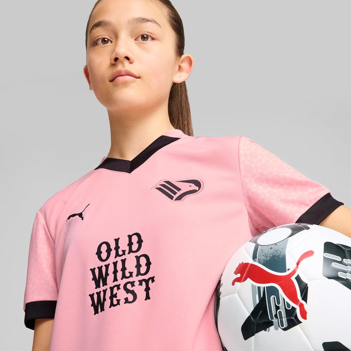 PUMA Kinder Palermo FC 24/25 Heimtrikot rose 176, rose 176