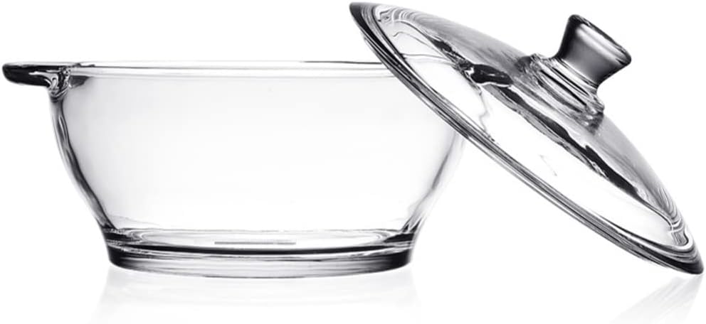 GANAZONO Glastopf Kochen Glas-Kochgeschirr Suppenterrine Aus Borosilikatglas Widerstandsfähiger Nude