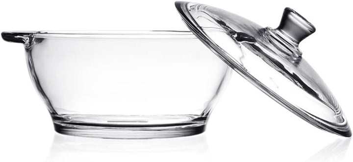 GANAZONO Glastopf Kochen Glas-Kochgeschirr Suppenterrine Aus Borosilikatglas Widerstandsfähiger Nude