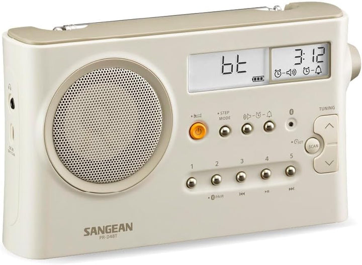 Sangean PR-D4 BT Pastel Cream BT - FM - Am - Alarm