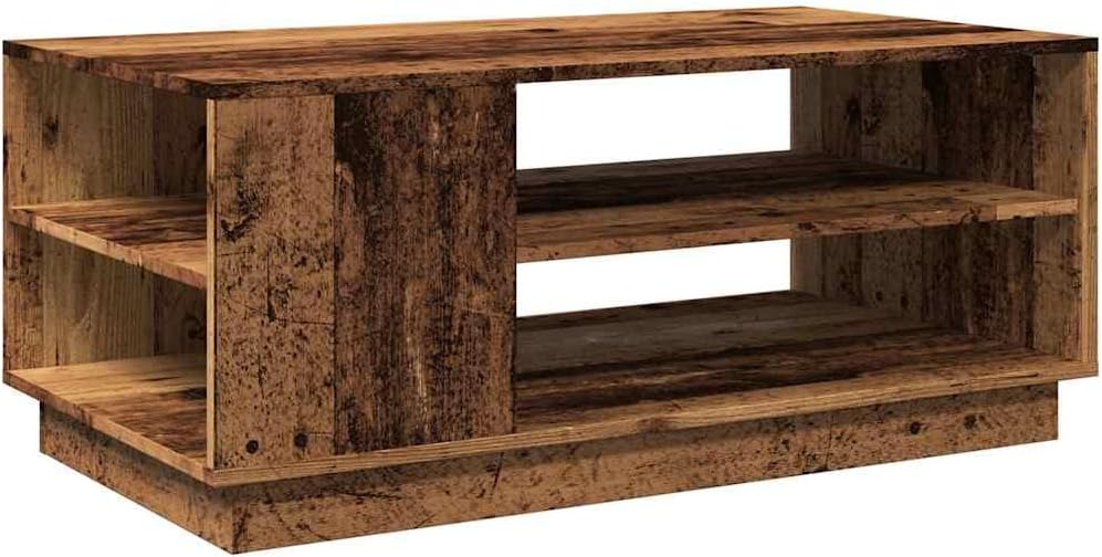 vidaXL Couchtisch, Beistelltisch mit Stauraum, Kaffeetisch Sofatisch für Wohnzimmer, Wohnzimmertisch