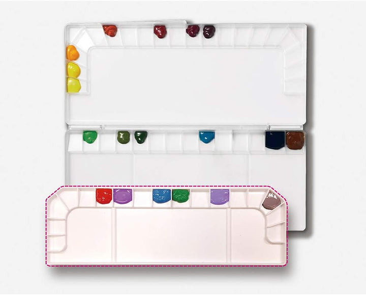 New Mijello Bulletproof Glass Palette for Watercolor 36 Colors by Mijello