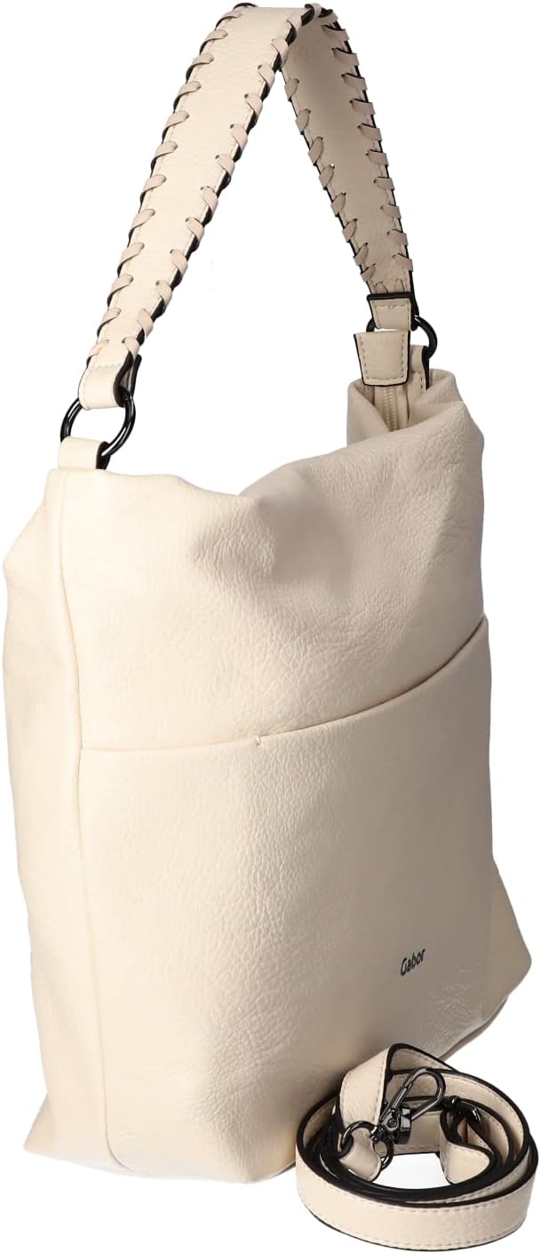 Gabor Damen Madlen Schultertasche 37 x 10,5 x 28 (LxBxH) Beige, 37 x 10,5 x 28 (LxBxH) Beige