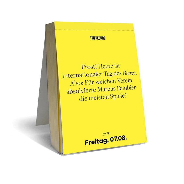 11 Freunde - Der grosse 11FREUNDE Quiz-Kalender 2026 – Tagesabreisskalender mit 365 Fussball-Fragen