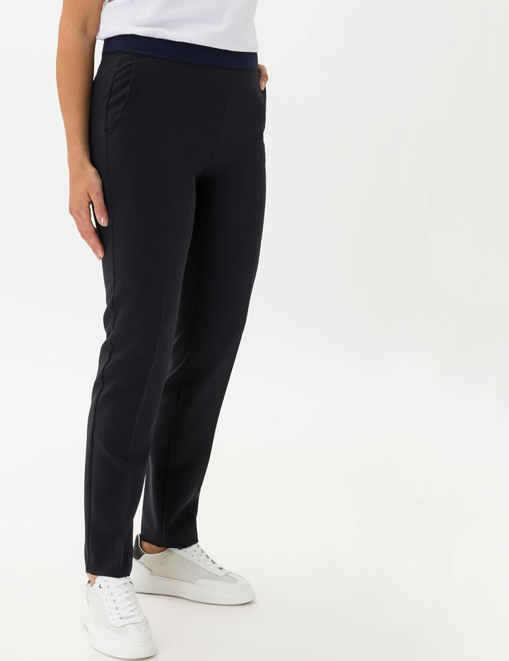 Raphaela by Brax Damen Style Liv Rundum Schlupf Easy Care Super Slim Hose 31W / 30L Navy, 31W / 30L