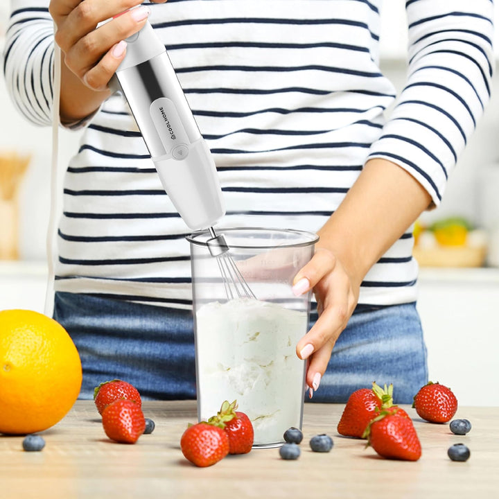 Powerblend M2 Stabmixer - 4-in-1 Stabmixer-Set - 1200W - Weiss, Weiß