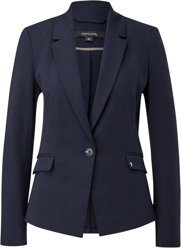 comma Taillierter Blazer aus Viskosemix, 5976