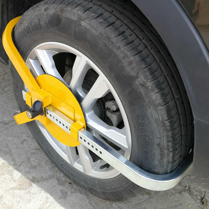 MorNon Immobiliser Radkralle Parkkralle 13-15 Zoll Stahl Radschlos Diebstahlsicherung Wheel Clamp Ca