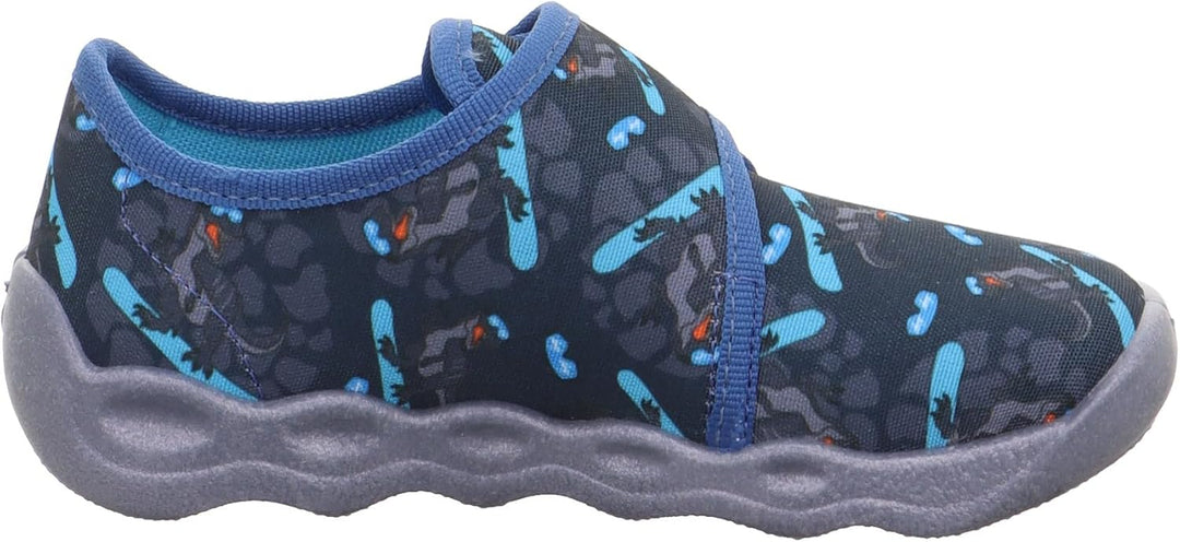 Superfit Jungen Bubble 1-006273 Hausschuhe 24 EU Weit Blau Mehrfarbig 8020, 24 EU Weit Blau Mehrfarb