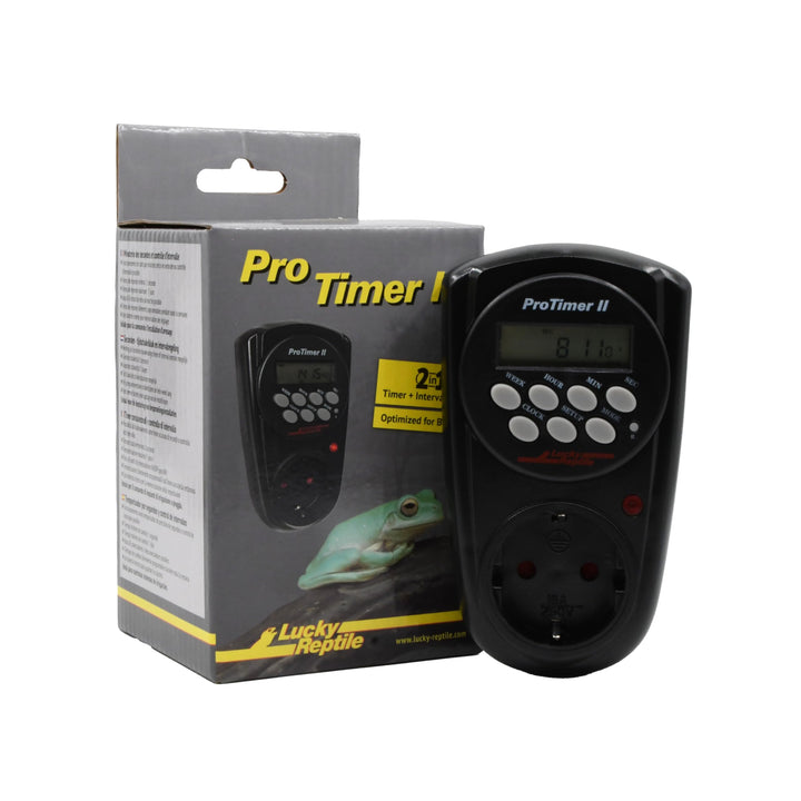 Lucky Reptile Pro Timer II - Sekunden Zeitschaltuhr mit Intervallsteuerung - Digitale Zeitschaltuhr