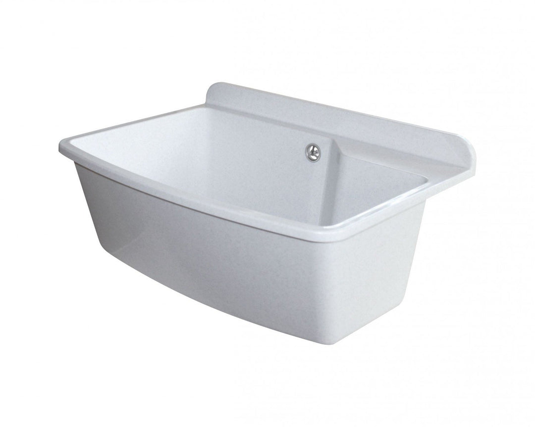 Ausgussbecken MAXIMUS, Farbe: weisser granit