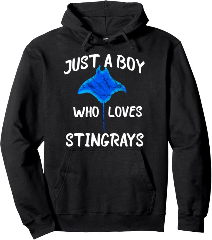 Manta Rochen Jungs Teufesrochen Meerestiere Meeresbewohner Pullover Hoodie