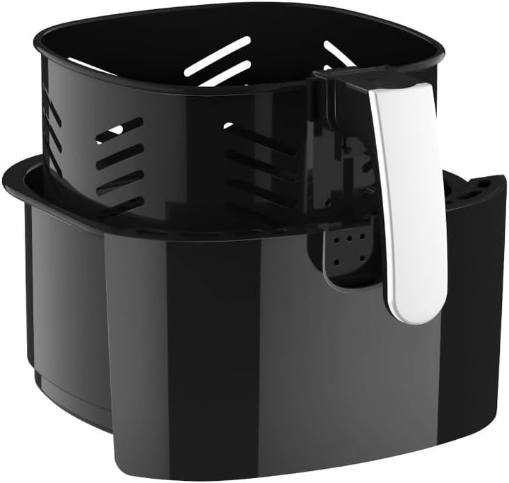 VERTENZ Taste 50 | Kompakte Heissluftfritteuse Airfryer XL 5 Liter Fassungsvermögen | 8 Automatische