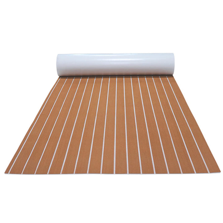 TkkMivcOC Boot Bodenbelag, Eva Schaum Deck Bodenbelag Teppich, Anti-Rutsch Teak Selbstklebende Boot