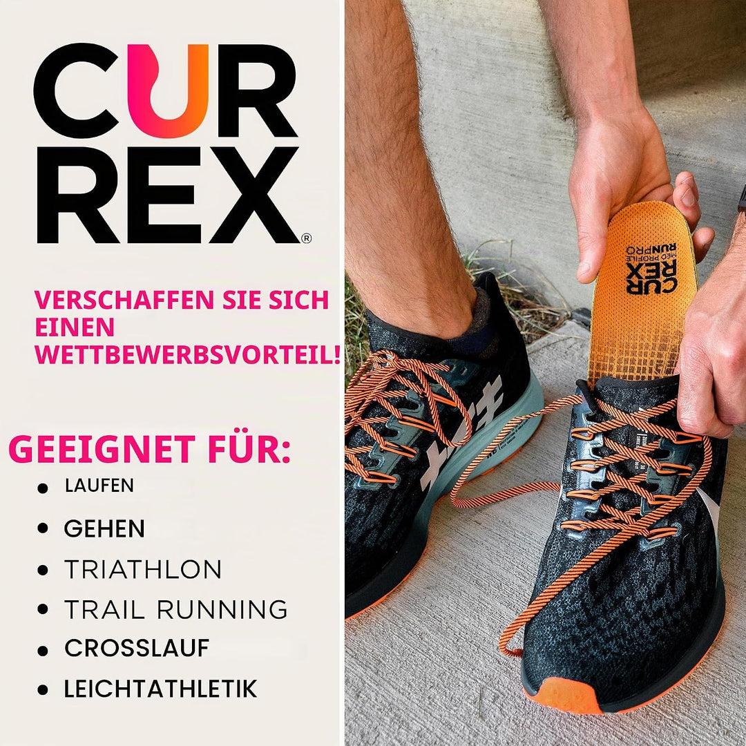 CURREX Einlegesohle RunPro - Einlegesohlen Sport für eine neue Dimension des Laufens. Sport Einleges