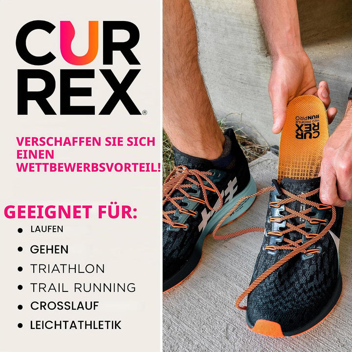 CURREX Einlegesohle RunPro - Einlegesohlen Sport für eine neue Dimension des Laufens. Sport Einleges
