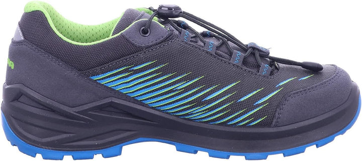 LOWA Halbschuh ZIRROX GTX LO JUNIOR 24 EU Anthrazit Türkis, 24 EU Anthrazit Türkis