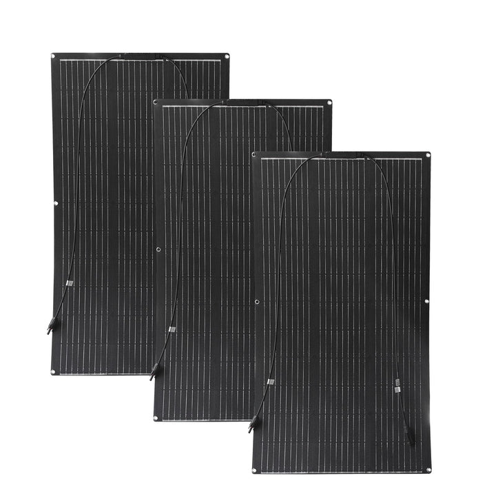 Aysolar 300W 12V Solarpanel Flexibel 3x100W 18V ETFE Monokristallines Solarmodul Photovoltaik für Wo