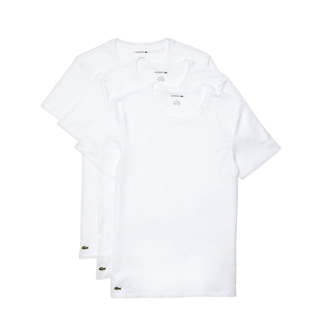 Lacoste Men's T-Shirt, White, 30