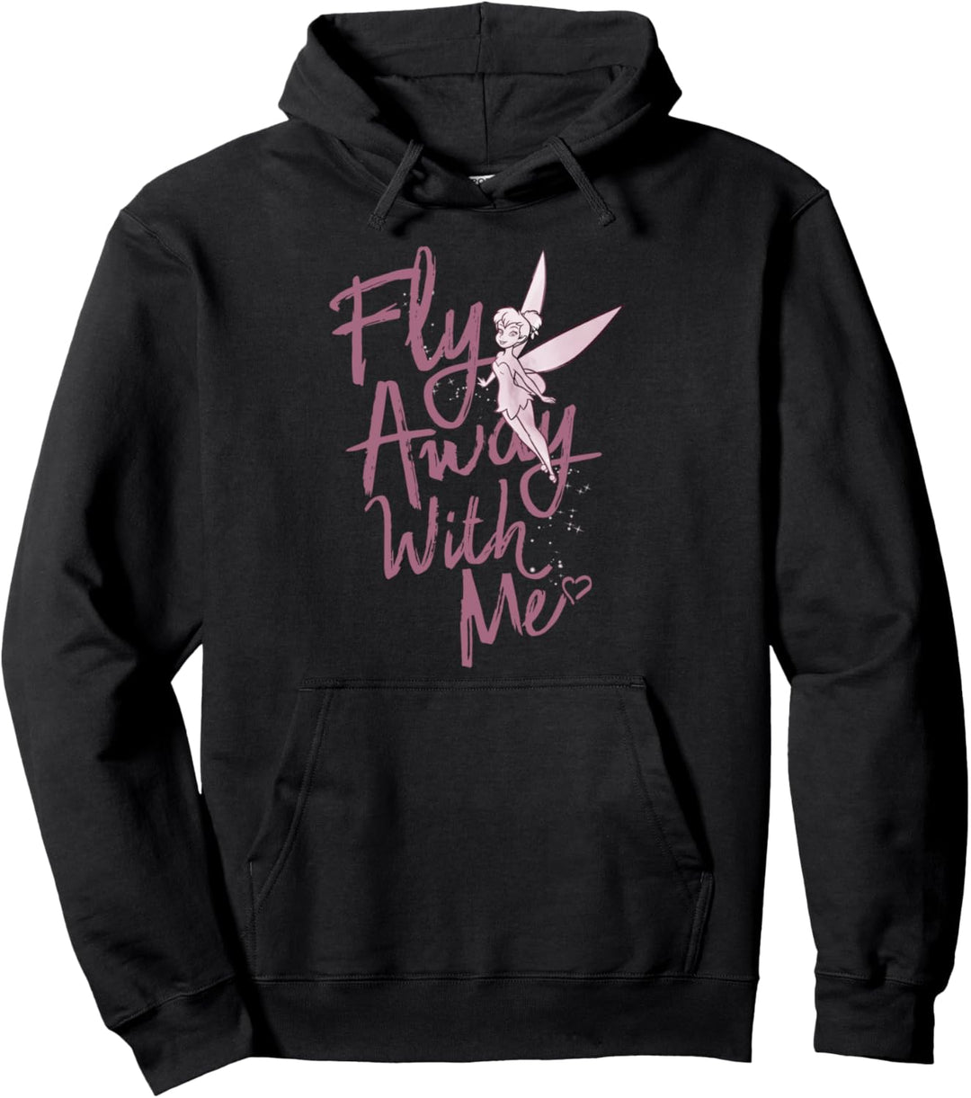 Disney Peter Pan Tinker Bell Fly Away With Me Portrait Pullover Hoodie