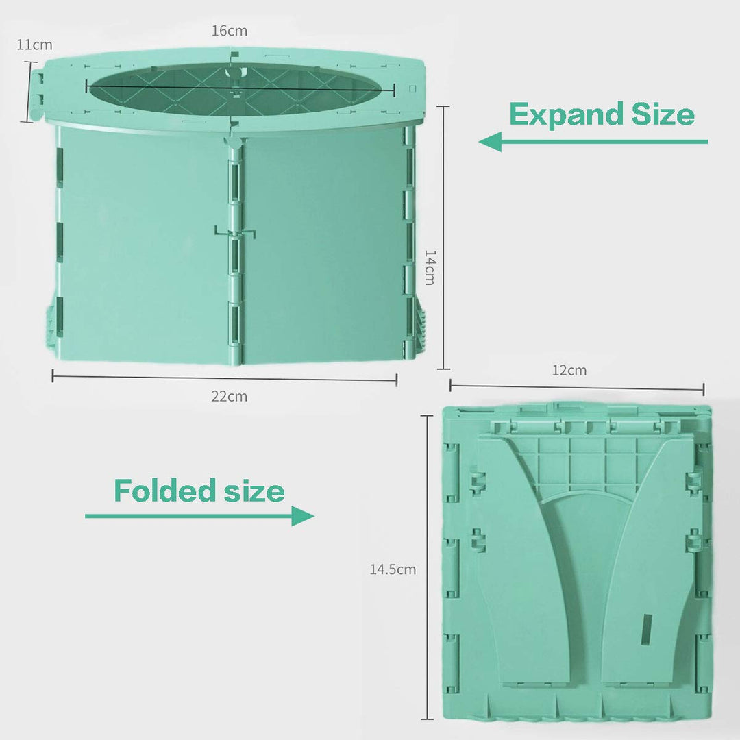 Auvstar Baby Kindertoilette Töpfchen - Tragbarer Toiletten-Sitz für Kinder 12-36 Monate - Reise WC f