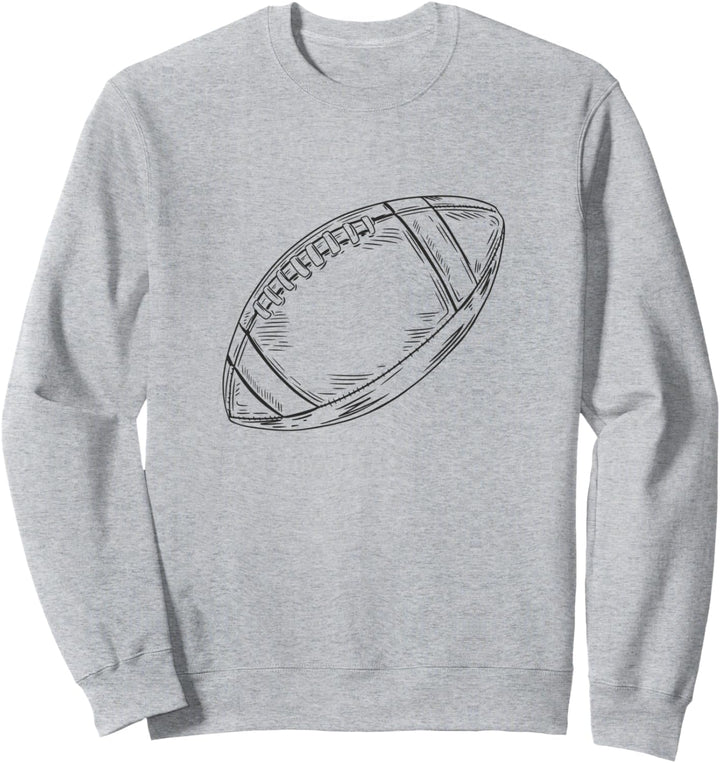 Handgezeichneter Fussballball Sport Sweatshirt
