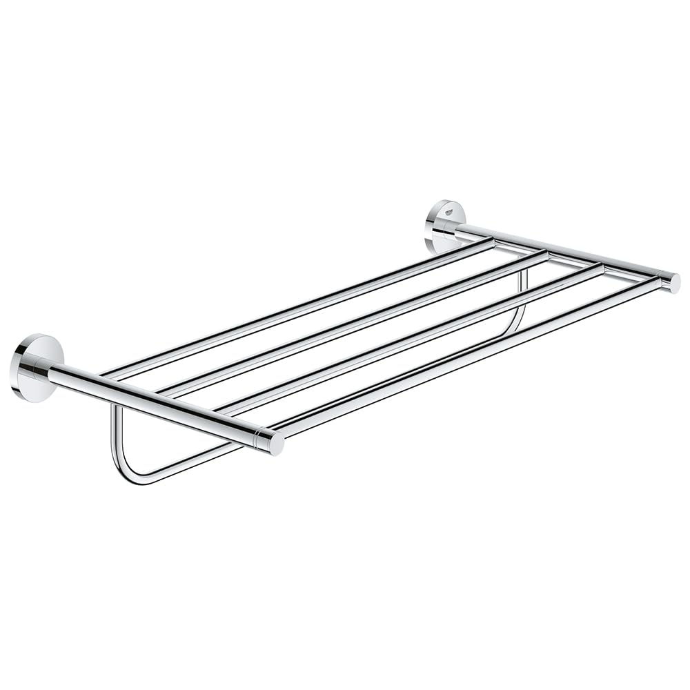 GROHE Essentials | Badaccessoires - Badetuchhalter | mit Ablage | 40800001