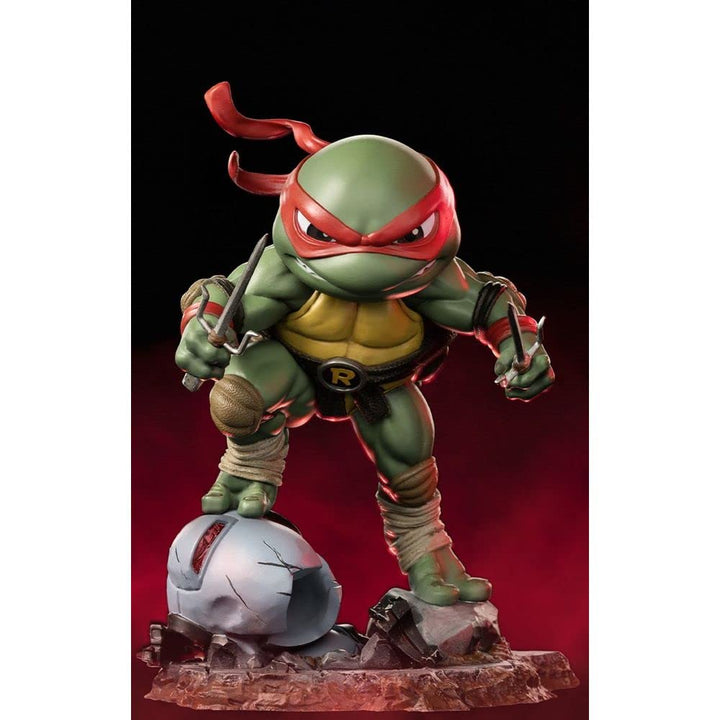 Iron Studios 84056 TMNT Raphael Minico statuen, Mehrfarbig
