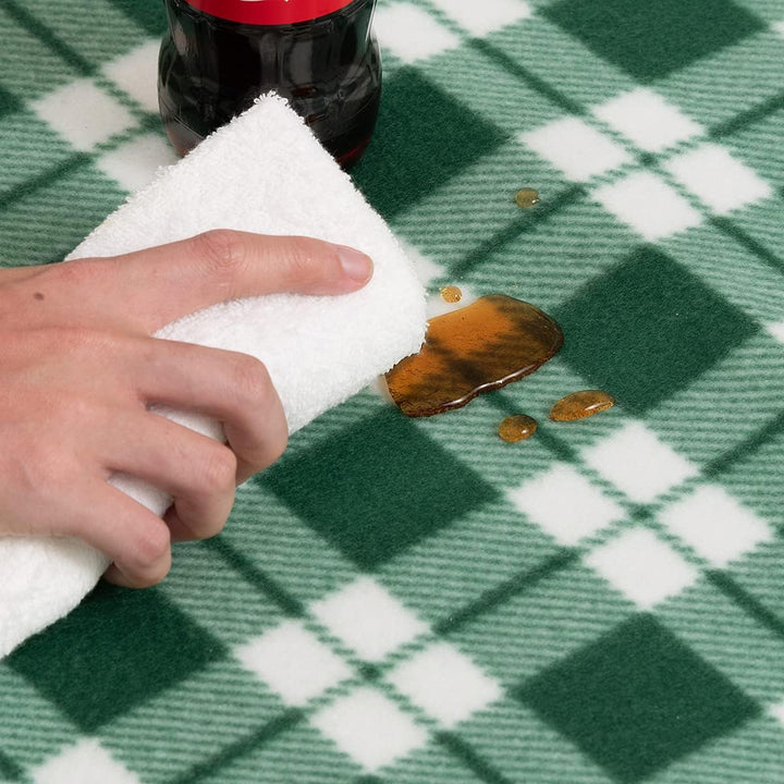 DETEX Picknickdecke Campingdecke XXL 200x200 cm Wasserdicht Wärmeisoliert Waschbar Fleece Faltbar fü