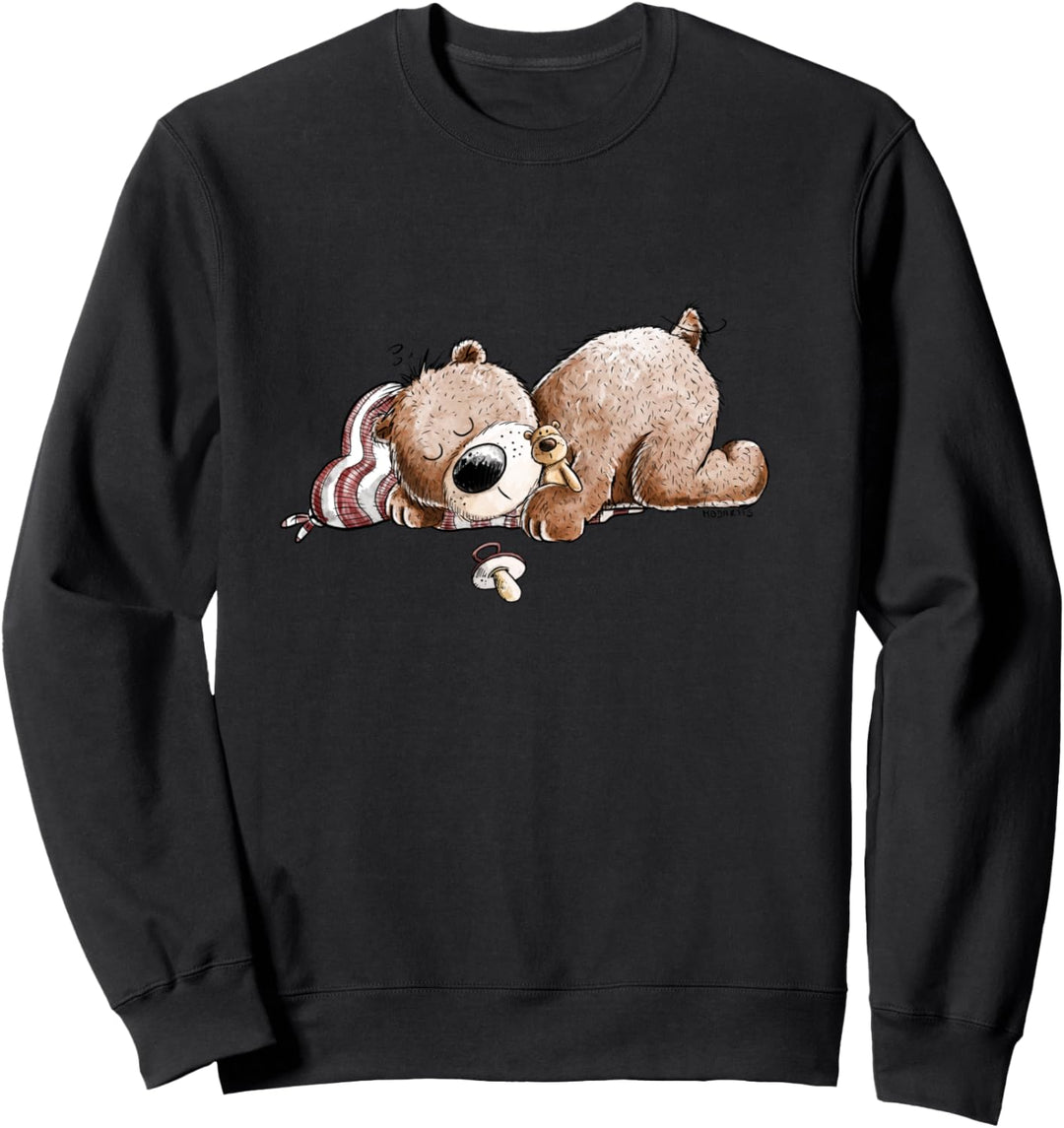 Verträumter Bär I Teddy Bärchen I Schlaf Fun Sweatshirt