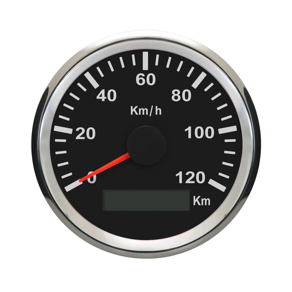 ELING Wasserdichte KM GPS Tacho Kilometerzähler 120KM/H Für Auto Motorrad Traktor Lkw Mit Hintergrun