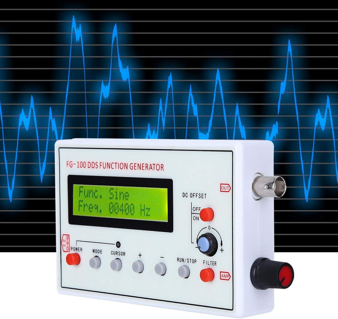 Funktionsgenerator Sinus Rechteck Dreieckwelle DDS DC3.5-10V Signalgenerator für Oszilloskop-Abschwä