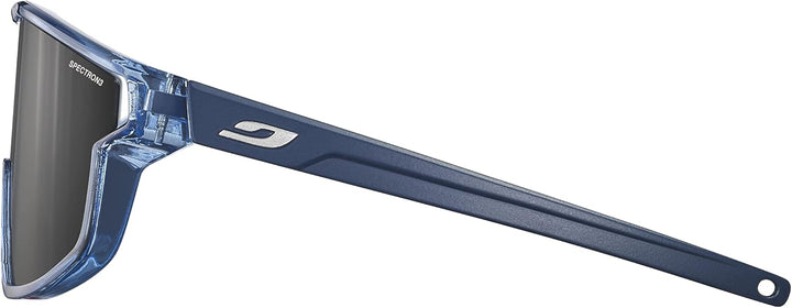 Julbo Unisex Kinder Fury Mini Sunglasses, Blau Durchscheinend Glänzend / Blau Matt