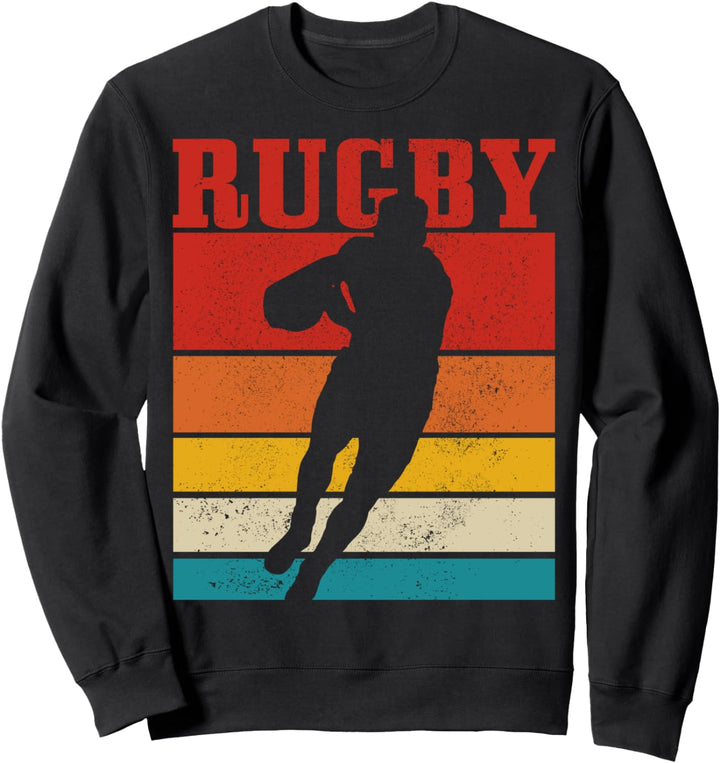 Rugby Vintage Spruch Rugbyspieler Sport Fan Sweatshirt